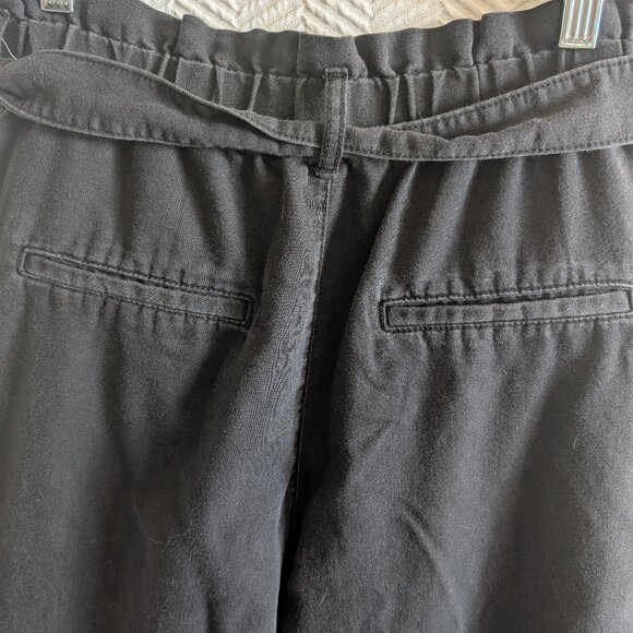 H&M & Denim Wide High Waist Ankle Pants Women's Size 8 Elastic waist Pull on - Picture 7 of 10